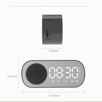 Z7 Digital Bluetooth 5.0 Speaker Multi-function Mirror Alarm Clock FM Radio, Z7 (Pink), Z7 (Black), Z7 (White)