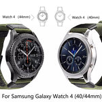 Wear-Resistant Canvas Strap, For Samsung Galaxy Watch4 40mm, For Samsung Galaxy Watch4 44mm