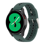 Two-Color Silicone Breathable Strap, For Samsung Gear S2 Classic, For Samsung Galaxy Gear Sport