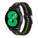 Two-Color Silicone Breathable Strap, For Samsung Gear S2 Classic, For Samsung Galaxy Gear Sport