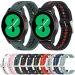Two-Color Silicone Breathable Strap, For Samsung Gear S2 Classic, For Samsung Galaxy Gear Sport