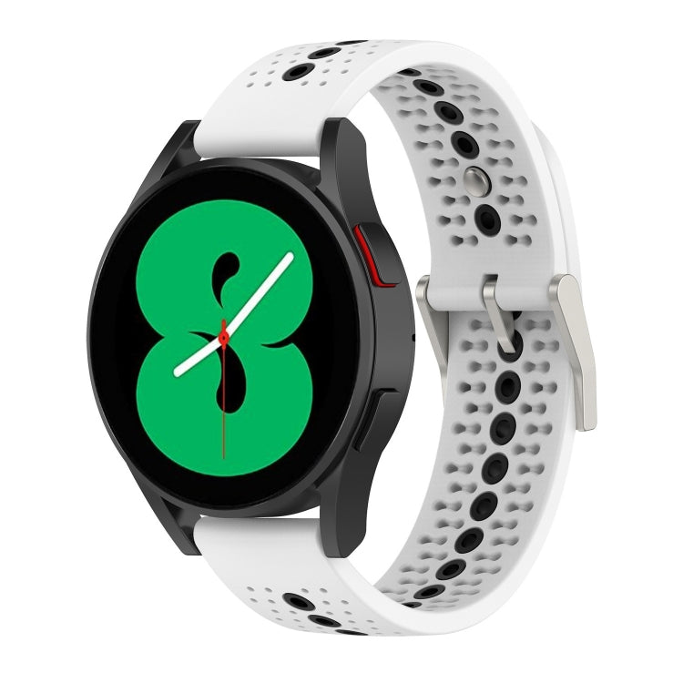 Two-Color Silicone Breathable Strap, For Samsung Gear S2 Classic, For Samsung Galaxy Gear Sport