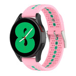 Two-Color Silicone Breathable Strap, For Samsung Gear S2 Classic, For Samsung Galaxy Gear Sport