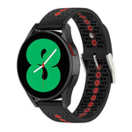 Two-Color Silicone Breathable Strap, For Samsung Gear S2 Classic, For Samsung Galaxy Gear Sport