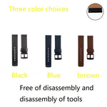 Leather Watch Strap, For Samsung Galaxy Watch 4 44mm, For Samsung Galaxy Watch 4 40mm, For Samsung Galaxy Watch 4 Classic 46mm, For Samsung Galaxy Watch 4 Classic 42mm, For Samsung Galaxy Watch Active 2 40mm, For Samsung Galaxy Watch Active 2 44mm     ...