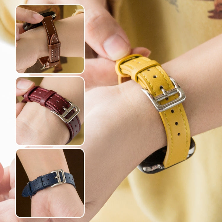 Microfiber Leather Pin Buckle Watch Strap For Apple Watch Series, 7 41mm / 6&SE&5&4 40mm / 3&2&1 38mm, 7 45mm / 6&SE&5&4 44mm / 3&2&1 42mm