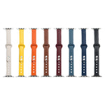 Microfiber Leather Car Line Small Waist Double Buckle Watch Strap, 7 41mm / 6&SE&5&4 40mm / 3&2&1 38mm, 7 45mm / 6&SE&5&4 44mm / 3&2&1 42mm
