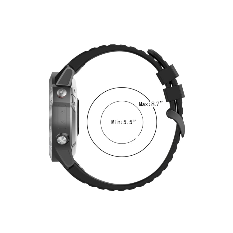 Silicone Sports Strap, For Garmin Fenix 6 Pro GPS, For Garmin Fenix 5, For Garmin Fenix 5 Plus