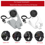 Rotatable Magnetic Metal Charging Base, For Huawe Watch D, For Huawei Watch GT3, For Huawei Watch 3, For Huawei Watch 3 Pro, For Huawei Watch GT Runner, For  Huawei Watch GT2 Pro, For Huawei Watch GT2 Pro ECG