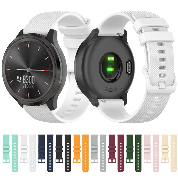 22mm Checkered Silicone Strap, For Huawei Watch GT Runner, For Huawei Watch GT 3 46mm, For Huawei Watch 3, For Huawei Watch 3 Pro