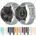 22mm Checkered Silicone Strap, For Huawei Watch GT 2 Pro, For Huawei Watch GT 2e, For Huawei Watch GT 42mm / 46mm, For Huawei Watch GT 2 46mm