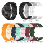 22mm Checkered Silicone Strap, For Samsung Galaxy Watch3 45MM, For Samsung Galaxy Watch 46mm, For Samsung Gear S3 Classic
