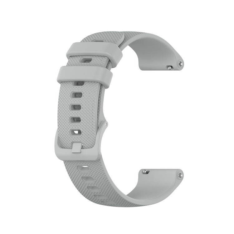 20mm Checkered Silicone Strap, For Samsung Galaxy Watch 4 40mm / 44mm, For Samsung Galaxy Watch 4 Classic 42mm / 46mm, For Samsung Galaxy Watch 3 41mm, For Samsung Galaxy Watch Active 2 40mm / 44mm