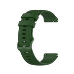 20mm Checkered Silicone Strap, For Samsung Galaxy Watch 4 40mm / 44mm, For Samsung Galaxy Watch 4 Classic 42mm / 46mm, For Samsung Galaxy Watch 3 41mm, For Samsung Galaxy Watch Active 2 40mm / 44mm