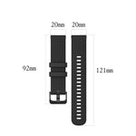 20mm Checkered Silicone Strap, For Samsung Galaxy Watch Active 40mm, For Samsung Galaxy Watch 42mm, For Samsung Galaxy Gear Sport, For Samsung Gear S2 Classic