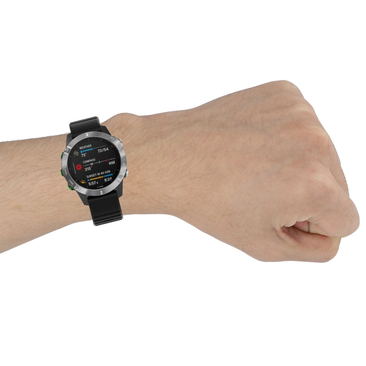 22mm Solid Color Silicone Quick Release Strap,, For Garmin Fenix 7 / EPIX