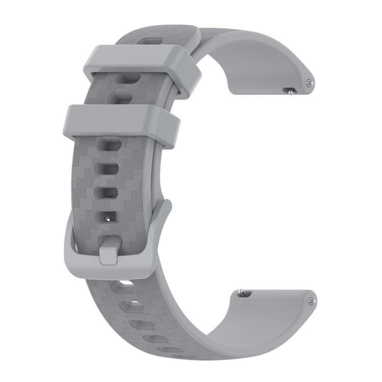20mm Carbon Fiber Striped Silicone Strap, For Honor Magic Watch2 42mm