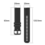 20mm Carbon Fiber Striped Silicone Strap, For Amazfit pop pro, For Amazfit pop, For Amazfit GTR 42mm, For Amazfit GTS