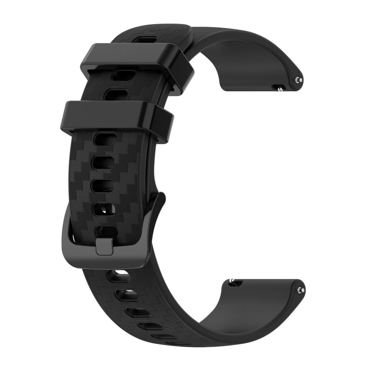 20mm Carbon Fiber Striped Silicone Strap, For Amazfit pop pro, For Amazfit pop, For Amazfit GTR 42mm, For Amazfit GTS