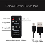 4 In 2 Out / 2 In 4 Out RCA Audio Signal Selector Switch Device with Remote Control