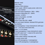 4 In 2 Out / 2 In 4 Out RCA Audio Signal Selector Switch Device with Remote Control