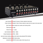 5 In 5 Out Audio Signal Selector Sound Mixing Distribute Device Input Independent Switch, 5 In 5 Out