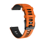 22mm Mixed-Color Silicone Strap, For Huawei Watch GT 42mm / 46mm, For Huawei Watch GT2 46mm