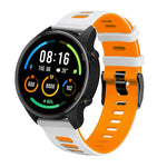 22mm Mixed-Color Silicone Strap, For Huawei Watch GT 42mm / 46mm, For Huawei Watch GT2 46mm