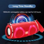 T&G TG642 RGB Light Waterproof  Portable Bluetooth Speaker Support FM / TF Card, TG642