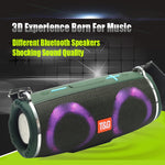 T&G TG642 RGB Light Waterproof  Portable Bluetooth Speaker Support FM / TF Card, TG642