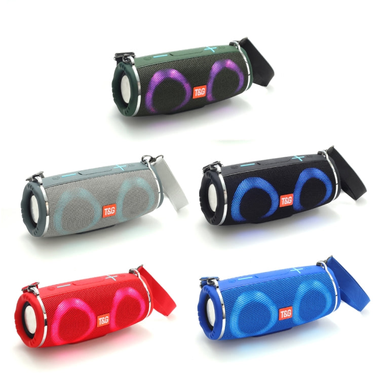 T&G TG642 RGB Light Waterproof  Portable Bluetooth Speaker Support FM / TF Card, TG642