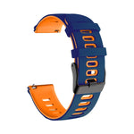 22mm Mixed-Color Silicone Strap, For Samsung Galaxy Watch 3 45mm, For Samsung Galaxy Watch 46mm