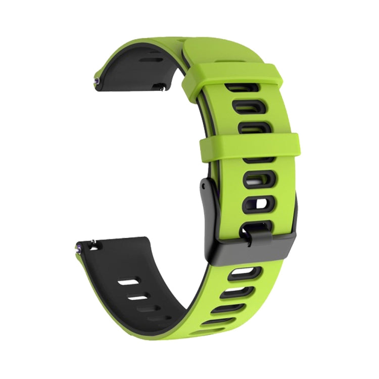 22mm Mixed-Color Silicone Strap, For Samsung Galaxy Watch 3 45mm, For Samsung Galaxy Watch 46mm