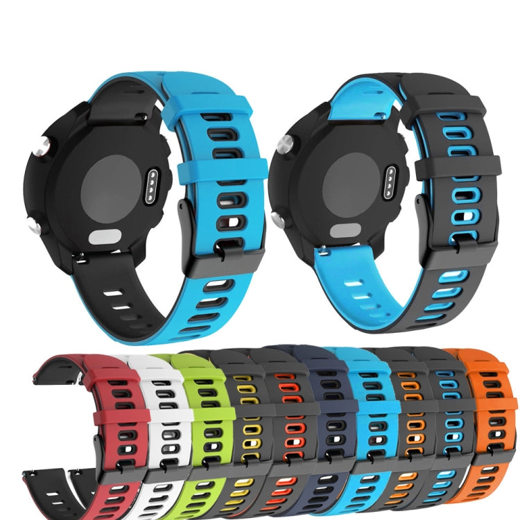 20mm Mixed-color Silicone Strap, For Garmin Venu sq, For Garmin Forerunner 645 Music
