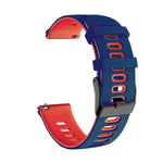 20mm Mixed-color Silicone Strap, For Garmin Venu sq, For Garmin Forerunner 645 Music
