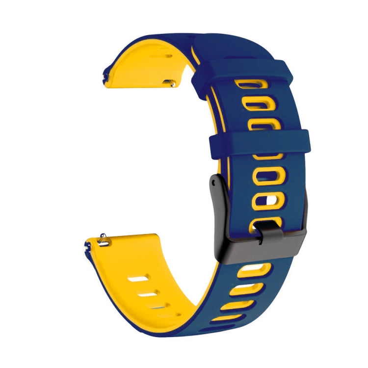 20mm Mixed-color Silicone Strap, For Garmin Venu sq, For Garmin Forerunner 645 Music