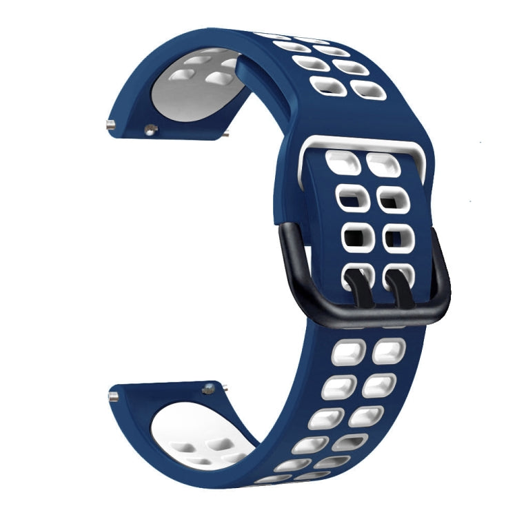 20mm Mixed-color Silicone Strap, For Garmin Vivoactive3 Music, For Garmin Vivomove Sport