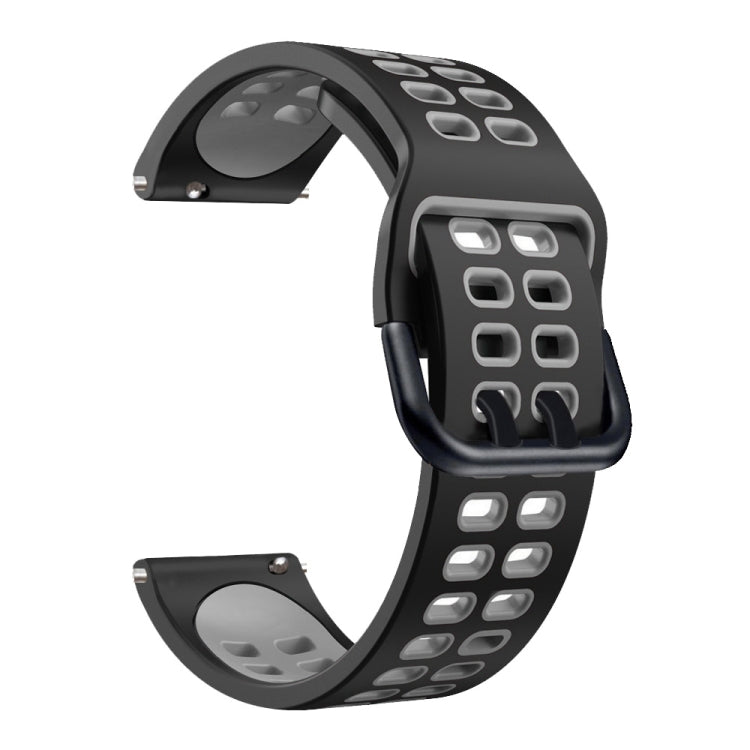 20mm Mixed-color Silicone Strap, For Garmin Vivoactive3 Music, For Garmin Vivomove Sport