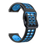 20mm Mixed-color Silicone Strap, For Garmin Vivoactive3 Music, For Garmin Vivomove Sport