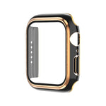 Electroplating Two-color PC+Tempered Film Watch Case, For Apple Watch Series 3/2/1 42mm, For Apple Watch Series 9 / 8 / 7 41mm