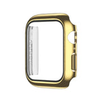 Electroplating Monochrome PC+Tempered Film Watch Case, For Apple Watch Series 9 / 8 / 7 45mm, For Apple Watch Series 8 / 7 45mm, For Apple Watch Series 6/5/4/SE 44mm, For Apple Watch Series 3/2/1 42mm, For Apple Watch Series 9 / 8 / 7 41mm             ...