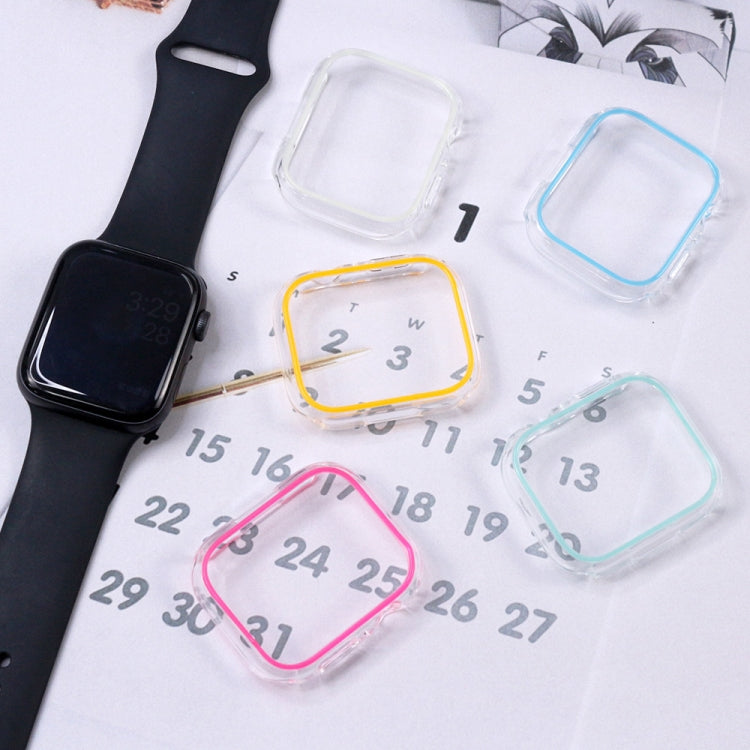 Luminous Hollow Colorful PC Watch Case, For Apple Watch Series 9 / 8 / 7 45mm, For Apple Watch Series 6/5/4/SE 44mm, For Apple Watch Series 3/2/1 42mm, For Apple Watch Series 9 / 8 / 7 41mm, For For Apple Watch Series 6/5/4/SE 40mm                     ...