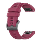 22mm Silicone Solid Color Watch Band, For Garmin Fenix 6, For Garmin Fenix 6 Pro, For Garmin Fenix 5