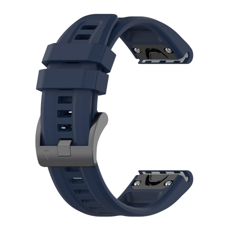 22mm Silicone Solid Color Watch Band, For Garmin Fenix 6, For Garmin Fenix 6 Pro, For Garmin Fenix 5