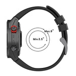 22mm Silicone Solid Color Watch Band, For Garmin Fenix 6, For Garmin Fenix 6 Pro, For Garmin Fenix 5