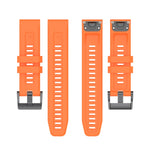 22mm Silicone Solid Color Watch Band, For Garmin Fenix 6, For Garmin Fenix 6 Pro, For Garmin Fenix 5