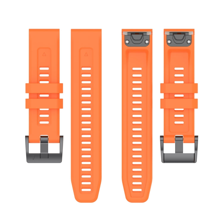 22mm Silicone Solid Color Watch Band, For Garmin Fenix 6, For Garmin Fenix 6 Pro, For Garmin Fenix 5