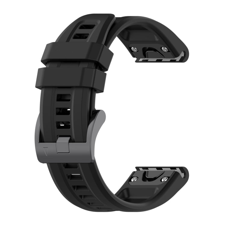 22mm Silicone Solid Color Watch Band, For Garmin Fenix 6, For Garmin Fenix 6 Pro, For Garmin Fenix 5