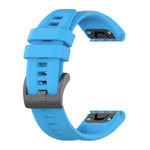 22mm Silicone Solid Color Watch Band, For Garmin Fenix 6, For Garmin Fenix 6 Pro, For Garmin Fenix 5