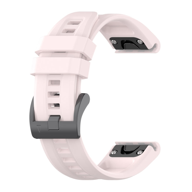 22mm Silicone Solid Color Watch Band, For Garmin Fenix 6, For Garmin Fenix 6 Pro, For Garmin Fenix 5